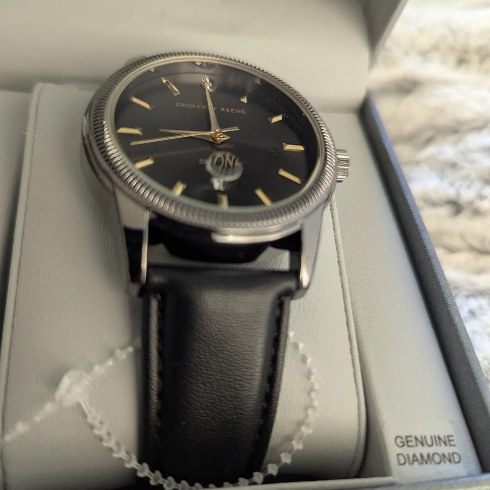 Geoffrey Beene Leather WATCHES... NEW - Picture 10 of 15